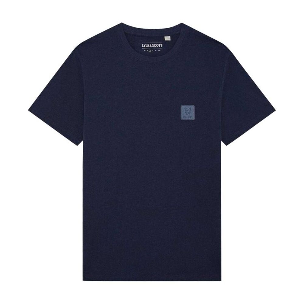 Lyle & Scott Mens Back Print Regular T-Shirt / Navy